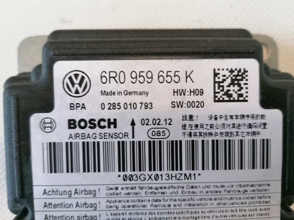 VW Polo Airbag Sensor 6R0 959 655 K – Auto Degen